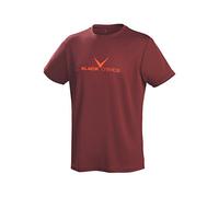 Black Crevice T-Shirt Fonctionnel pour Homme L Acajou 1