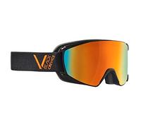 Black Crevice Unisexe - Masque de Ski Schladming Orange Taille M (Tour de tête 55-58 cm)