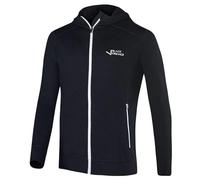 Black Crevice Veste à capuche en mérinos homme I Veste en mérinos de haute qualité I 70% laine mérinos & 30% PE I Hoodie en mérinos thermorégulateur I Pullover en mérinos I Sans mulesing