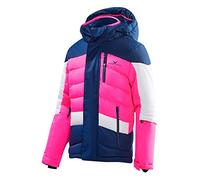 Black Crevice Veste de Ski Mixte Enfant, Bleu/Rose/Blanc, 164 cm