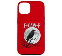 Black Crow, F-Caw-F Funny Black Bird Moon Gothic Adult Humour Coque pour iPhone 13