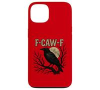 Black Crow, F-Caw-F Funny Black Bird Moon Gothic Adult Humour Coque pour iPhone 13
