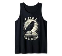 Black Crow F-CAW-F J'étudie Un étudiant Gothique drôle pour Adulte Débardeur