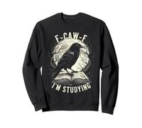 Black Crow F-CAW-F J'étudie Un étudiant Gothique drôle pour Adulte Sweatshirt