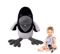 Black Crow Peluche - Steve et Maggie Animal en Peluche | en Peluche | Dessin animé Crow Stoffeds adaptée pour Les Moments des, Les câlins du Coucher, la décoration de Maternelle