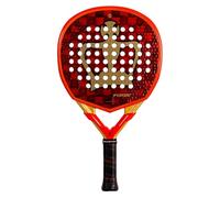 Black Crown - Gladius Force Raquette de Padel, 18K Alucarbone + 3K Carbone, Hard EVA Black, Forme Hybride, 60% Puissance 40% Contrôle, Joueurs Intermédiaires et Avancés, 355-370 g