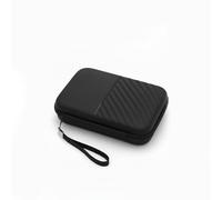 BLACK CROWN Housse de transport pour disque dur 6,3 cm compatible avec Western Digital Elements Passport, écouteurs, batterie externe, câble USB et disques durs portables Noir