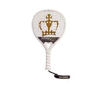 Black Crown - Hurricane Pro 3.0 Raquette de Padel, Modèle Avancé, 355-370 g, Cadre Double Tubulaire Air 38 mm, Forme Ronde, 60% Puissance 40% Contrôle