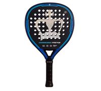 Black Crown - Hurricane Pro 4.0 - Raquette de Padel Professionnelle en Carbone 12K Power, Manche Long pour Revers à Deux Mains, Mousse SC Black EVA, Hybrid Spin, VibraLow et Technologie 2TB AIR
