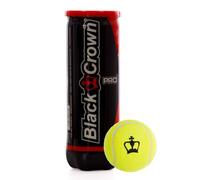 Black Crown Lot de 3 balles de pagaie Pro – Robustes et durables, pour professionnels et tournois