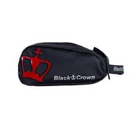 Black Crown Trousse de toilette modèle Miracle Pro - Design élégant noir/rouge métallisé - Imperméable avec finition 100 % PVC et doublure 100 % polyester - Spacieuse et compacte (26 x 13,5 x 12 cm),