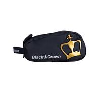Black Crown Trousse de toilette modèle Miracle Pro - Design élégant noir/doré - Imperméable avec finition 100 % PVC et doublure 100 % polyester - Spacieuse et compacte (26 x 13,5 x 12 cm), Noir ,