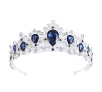 Black Crystal Crown For Women Tiaras Headdress Prom Diadem Royal Queen Princess Bridal Crowns For Wedding Hair Jewelry pour Mariages(Color3)