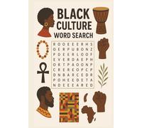 Black Culture Word Search Puzzle Book: Easy-to-Read Puzzles Celebrating Black Heritage and History