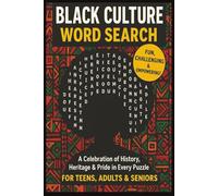 Black Culture Word Search Puzzle Book For Teens, Adults & Seniors: Brain Games & Cross The Words Black Girl For African-American Women | About ... | Gift For Christmas, Birthday,Holiday