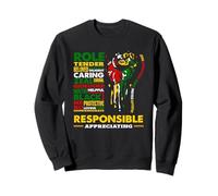 Black Dad Hero Role Model Empowerment Unity Sweatshirt