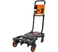 BLACK+DECKER 2-en-1 Diable et Chariot Pliable - Diable Demenagement max. 55KG -