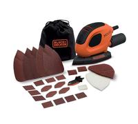 Ponceuse de détail Mouse filaire - BEW230BCA-QS 55 W - Ø 130 x 91 mm - Fixation auto-agrippant - 15 abrasifs G