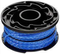 BLACK+DECKER Bobine de Rechange pour Coupe-Bordures, Bobine Reflex Plus A Déroulement Automatique, 2 x 6 m de Fil en Nylon Reflex Plus, Fil de ⌀1,5 mm, A6441-XJ Bleu