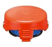 BLACK+DECKER Cassette avec Bobine de Rechange pour Coupe-Bordures, Bobine Reflex Plus A Déroulement Automatique, 2 x 6 m de Fil en Nylon Reflex Plus, Fil de ⌀1,5 mm, A6442-XJ Noir/Bleu/Rouge