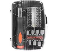 Black & Decker A7062-XJ Ensemble d’embouts et douilles, 40 pieces
