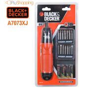 Black + Decker A7073XJ Tournevis Batterie Mini Perceuse 6V 19 Inserts 4 Batterie