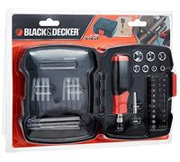 BLACK+DECKER A7175 Kit cliquet manuel avec embouts 43 pièces Orange