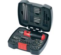 BLACK+DECKER A7175-XJ Black&Decker Jeu de cliquets manuels 43 pces A7175