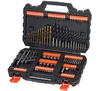 Black & Decker Coffret de perçage et vissage A7200-XJ 109 pièces Noir