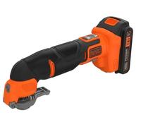 BLACK+DECKER Aku ponceuse oscillante multifonctionnelle 18V en coffret BDCOS18D1K