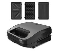 BLACK+DECKER Appareil 3-en-1 pour sandwichs, gril et gaufres 750 W