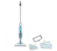 BLACK & DECKER FSM1630-QS - Balai vapeur Tête delta - 1600 W - 4 accessoires - Blanc / Bleu