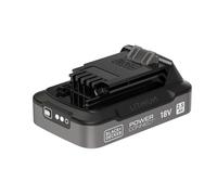 Black & Decker Batterie POWERCONNECT BDL2518S-XJ 18 V 2,5 Ah Li-Ion Indicateur de charge