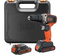 BLACK+DECKER BCD003C2K-QW Black&Decker Perceuse à percussion sans fil 18V 2x1,5Ah Kof BCD003C2K