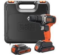 Black & Decker BCD003C2K-QW Perceuse a percussion (45Nm/18V/2x1,5Ah), coffret