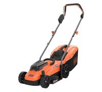 Black & Decker Tondeuse à gazon BCMW33184L2 33 cm Li-Ion 18V sans fil 2x4Ah Noir et orange