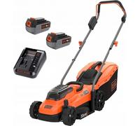 BLACK & DECKER Tondeuse 33 cm sans fil LITHIUM 18V - 2,5Ah - 2 batteries - 1 chargeur - BCMW3318L2-QW