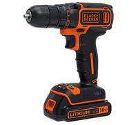 BLACK+DECKER BDCDC18-QW Perceuse-Visseuse sans fil - 650 trs/min, 18V, Sans coffret, 1 batterie