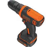 Black & Decker BDCDD12-QW Perceuse sans clé Noir, Orange