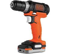 BLACK+DECKER BDCDD12S1-QW Perceuse-Visseuse sans fil - 12 V - 1,5 Ah - 1 batterie - Chargeur inclus