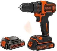 Black & Decker BDCDD186KB Perceuse sans clé Noir, Orange