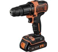 Black&Decker BDCHD18K Perceuse-visseuse sans fil a percussion Li-Ion (1x1,5Ah/18V)