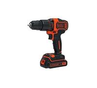 Black & decker bdchd18kb2-qw perceuse à percussion sans fil 2 vitesses 18v - lithium - 2 batteries - 1 chargeur 400ma et coffret de rangement