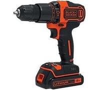 BLACK+DECKER Marteau perforateur 18V, 2 vitesses, 2 batteries 2Ah, chargeur 400mA, coffret, BDCHD18KB2-QW