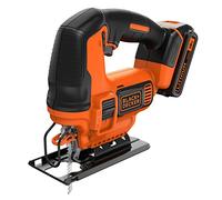 Scie sauteuse pendulaire sans fil - 18V - BLACK+DECKER - avec 1 batterie 18V 2.0 Ah - chargeur - BDCJS18-QW