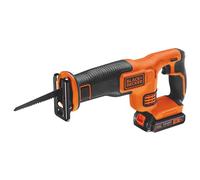 BLACK+DECKER BDCR18E1-QW Scie sabre sans fil - 1 batterie - 1 lame de 140mm- 18V