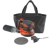 Black & Decker Ponceuse excentrique BDCROS18-QW sans fil 18 V Ø 125 mm avec batterie et chargeur