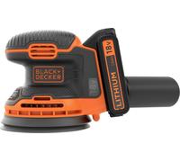 BLACK+DECKER BDCROS18-QW Ponceuse excentrique 18 V, Orange, Set de 4 Pièces