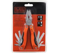 Black + Decker BDHT0-28110 12 in 1 Multitool Acier inoxydable Pince Scie Couteau Ouvreur