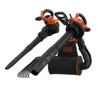 BLACK+DECKER BEBLV301-QS souffleuse à feuilles 3000 W, Aspirateur/Souffleur de feuilles